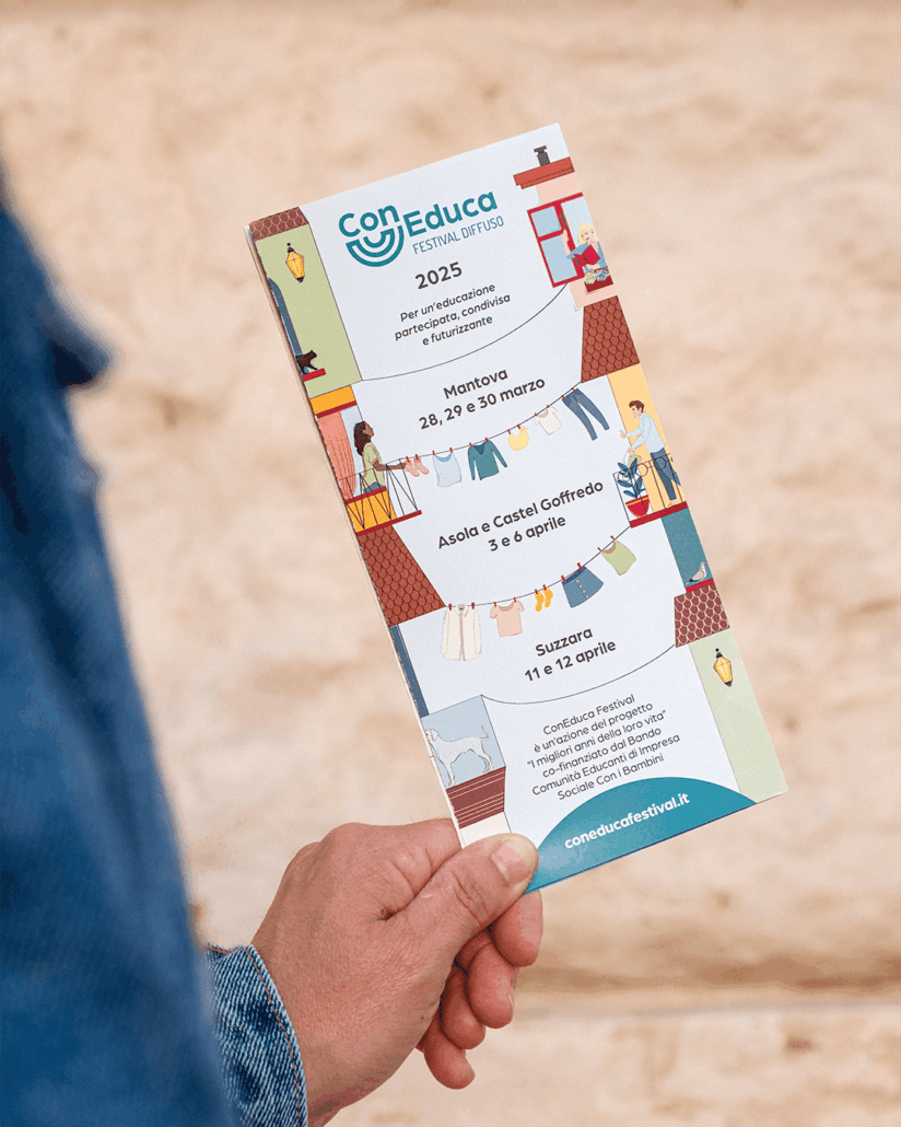 ConEduca Festival Diffuso Pieghevole Programma