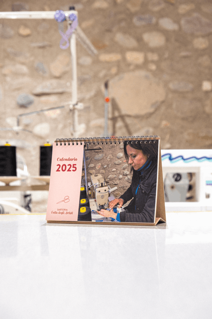 Sartoria Volta degli artisti Calendario personalizzato